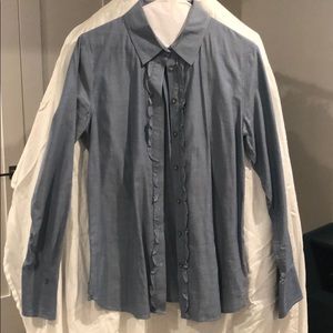 Woman’s long sleeve button down
